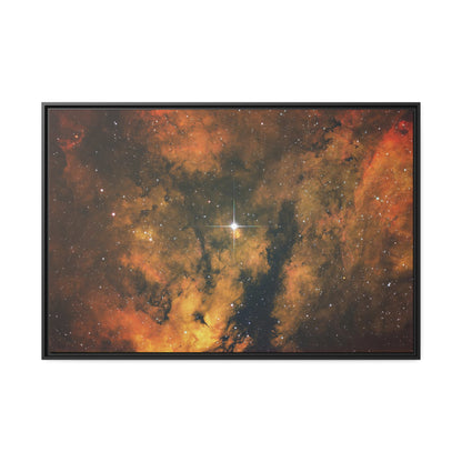 Star Bright | Astro Photography Digital Art | FRAMED CANVAS WRAP-a