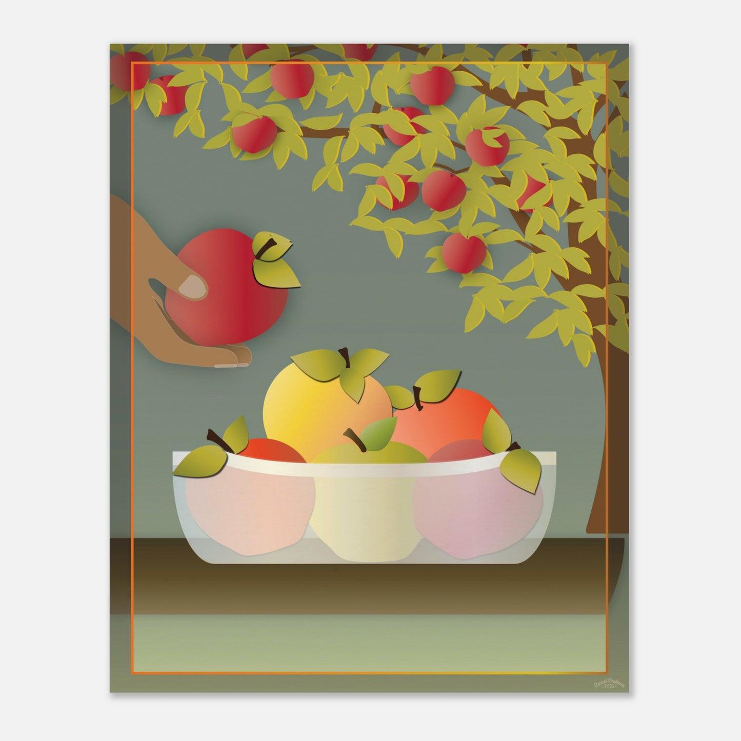 Fall Apple Tree | FINE ART PRINT