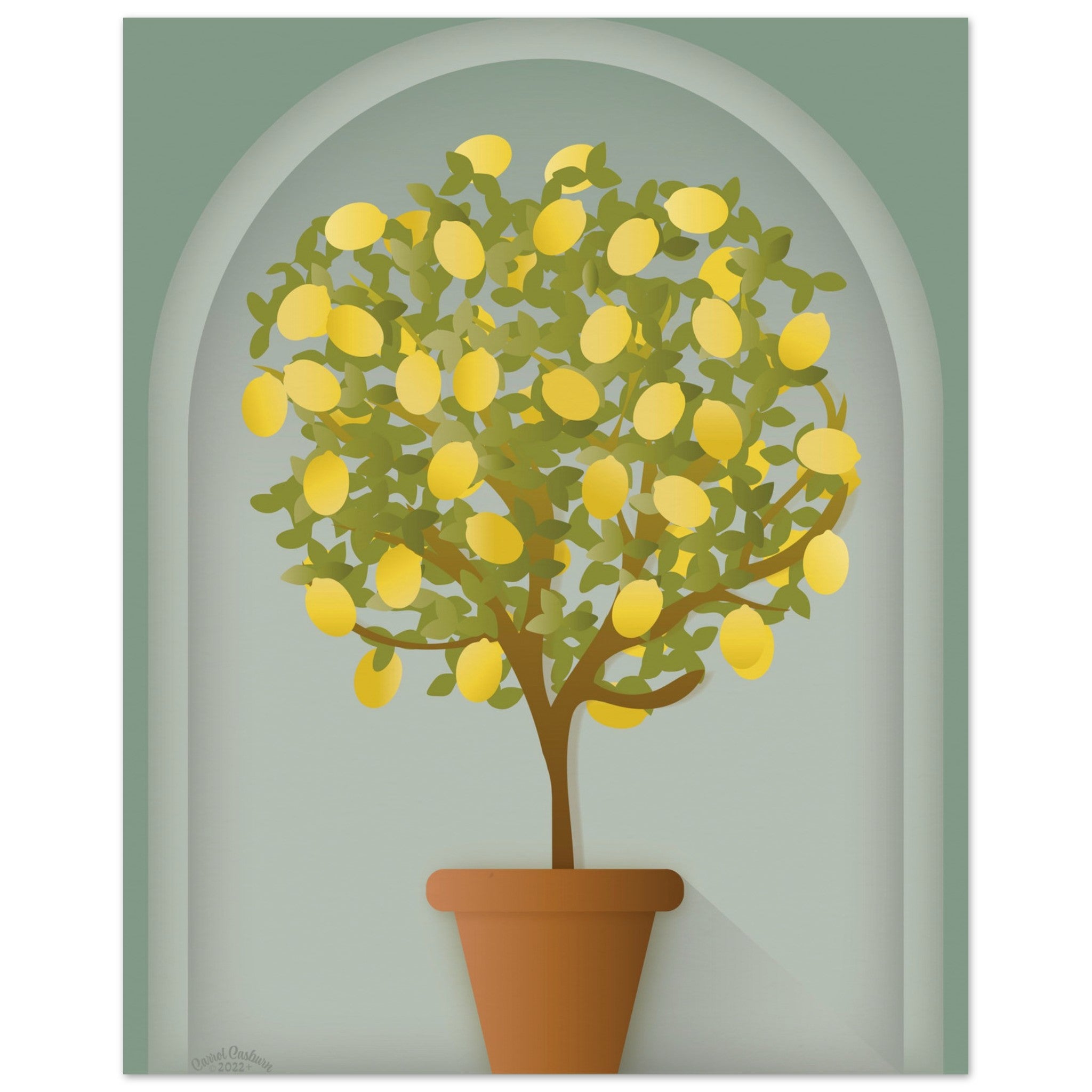 Fruitful Lemon Tree Art: Canvas Prints, Frames & Posters